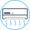 HVAC cooling icon